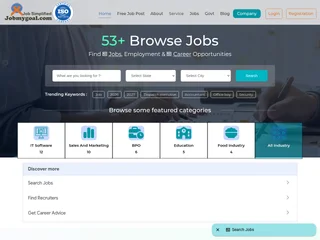 JobMyGoal platform preview JobMyGoal platform preview