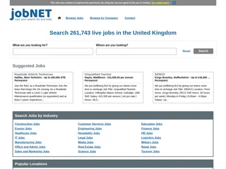 JobNet UK screenshot preview