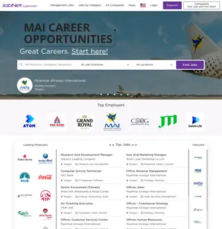 JobNet.com.mm platform preview