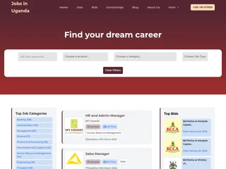 Jobs In Uganda platform preview