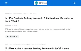 Jobnow Nigeria screenshot preview Jobnow Nigeria screenshot preview