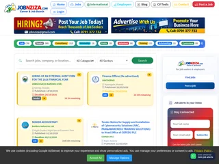 JobNziza platform preview JobNziza platform preview