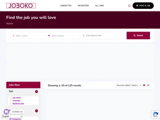 Joboko platform preview
