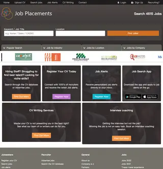Job Placements platform preview