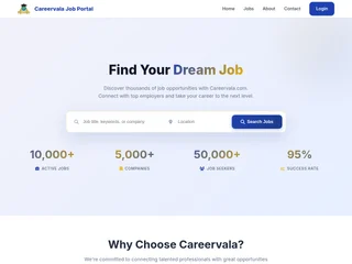 Careervala Job Portal screenshot preview Careervala Job Portal screenshot preview