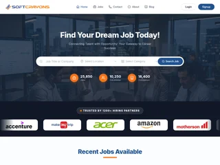 Softcrayons Job Portal screenshot preview