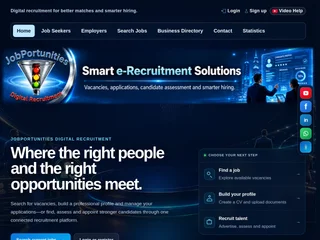 JobPortunities platform preview JobPortunities platform preview
