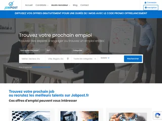 Jobpost.fr screenshot preview Jobpost.fr screenshot preview