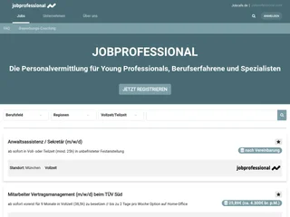 Jobprofessional screenshot preview
