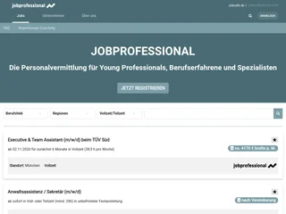 Jobprofessional platform preview Jobprofessional platform preview