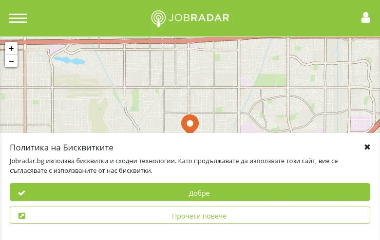 JobRadar screenshot JobRadar job board platform screenshot showing job search interface