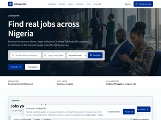 JobRadarNG platform preview JobRadarNG platform preview