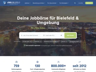 Jobs Bielefeld platform preview