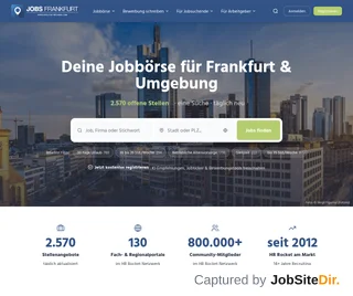 Jobs Frankfurt platform preview