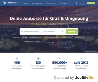Jobs Graz platform preview Jobs Graz platform preview