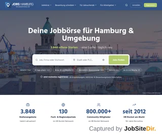Jobs Hamburg platform preview
