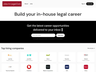Jobs-In-Legal.com platform preview Jobs-In-Legal.com platform preview