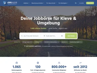 Jobs Kleve platform preview