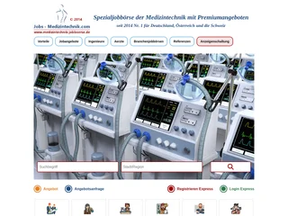 jobs-medizintechnik.com screenshot preview jobs-medizintechnik.com screenshot preview