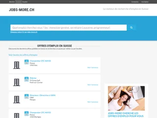 jobs-more.ch platform preview