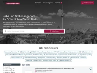 Jobs im Öffentlichen Dienst Berlin screenshot preview