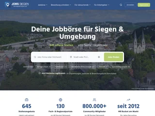 Jobs Siegen platform preview