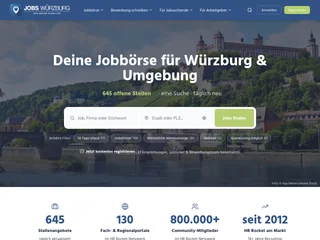 Jobs-Wuerzburg.de platform preview