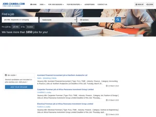 Zambia Jobs screenshot preview
