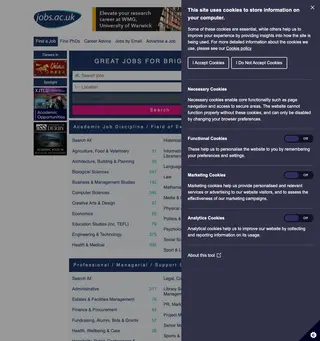 jobs.ac.uk platform preview