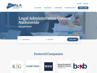 ALA Job Board screenshot preview