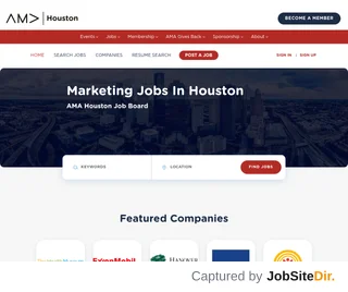 AMA Houston Job Board platform preview