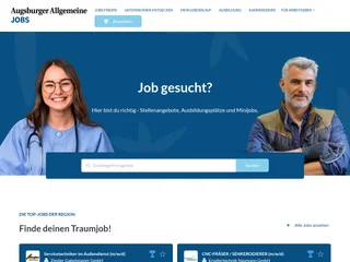 Jobs der Augsburger Allgemeinen screenshot preview Jobs der Augsburger Allgemeinen screenshot preview