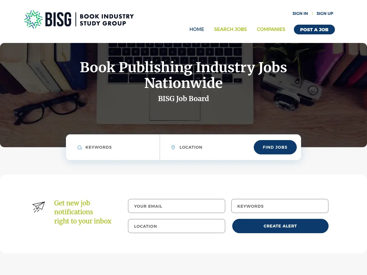 BISG Job Board screenshot BISG Job Board job board platform screenshot showing job search interface