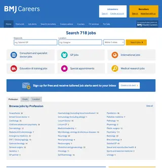 BMJ Jobs screenshot preview