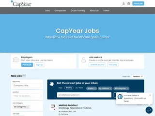 CapYear Jobs screenshot preview CapYear Jobs screenshot preview
