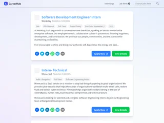 CareerHub Job Portal screenshot preview