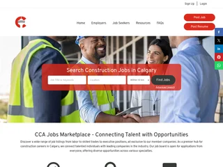 Calgary Construction Association Jobs Marketplace screenshot preview