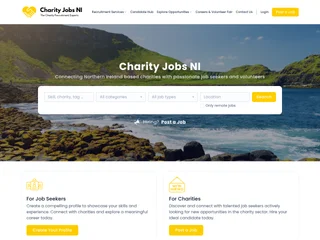 Charity Jobs NI screenshot preview Charity Jobs NI screenshot preview