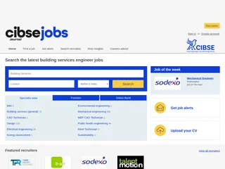 CIBSE Journal Jobs screenshot preview CIBSE Journal Jobs screenshot preview
