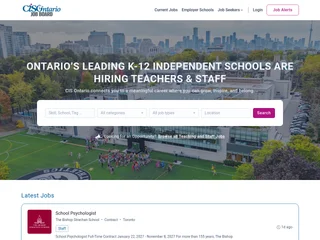 CIS Ontario Job Board screenshot preview CIS Ontario Job Board screenshot preview