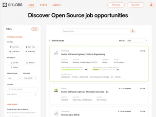 GitJobs platform preview