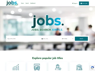 Jobs.co.uk platform preview