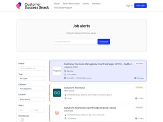 Customer Success Snack platform preview