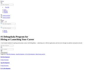 DebugShala Jobs screenshot preview