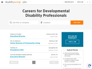 Disability Scoop Jobs platform preview Disability Scoop Jobs platform preview
