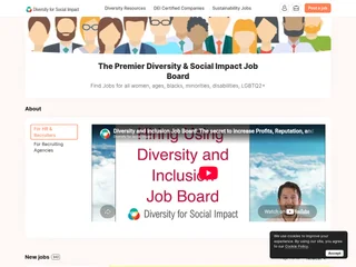 Diversity Social Impact Jobs platform preview Diversity Social Impact Jobs platform preview