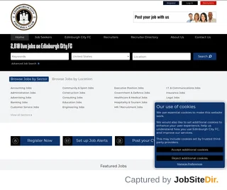 Edinburgh City Jobs platform preview