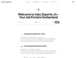 Jobs.Esperto.ch screenshot preview Jobs.Esperto.ch screenshot preview