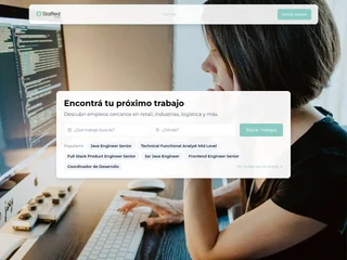 Portal de Empleos Staffed screenshot preview