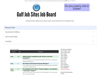 GulfJobSites.com screenshot preview